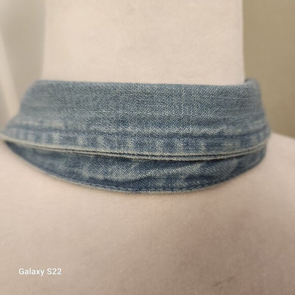 Free People Denim Look Dress. NWT. Size Medium - Picture 9 of 12